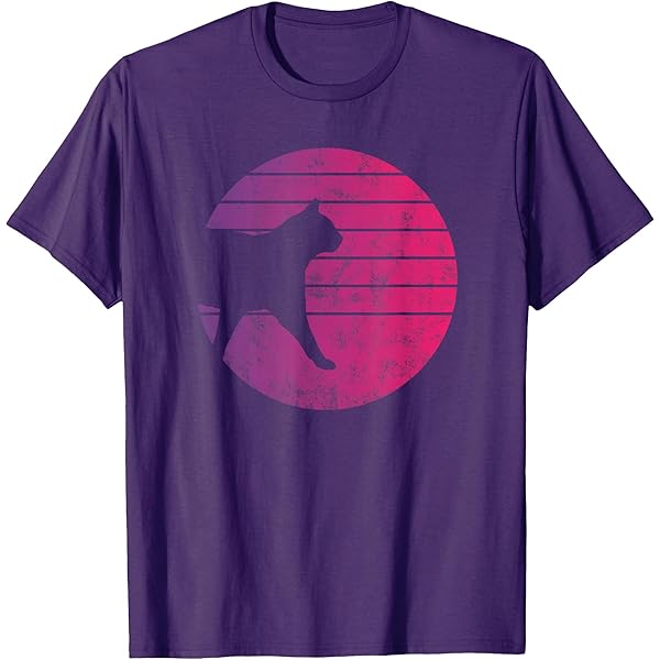 Amazon.com: Cat Shirt. Retro Style T-Shirt : Clothing, Shoes & Jewelry